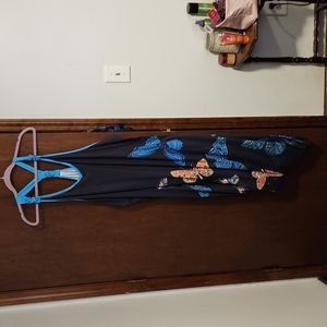 NAMTYQX Plus Size Boho Summer Overalls for Womens Fashion Baggy Pants Loose Fit